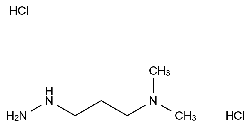 [3-(dimethylamino)propyl]hydrazine dihydrochloride [3-(dimethylamino)propyl]hydrazine dihydrochloride CAS 871-56-7 结构式 Chemical Structure