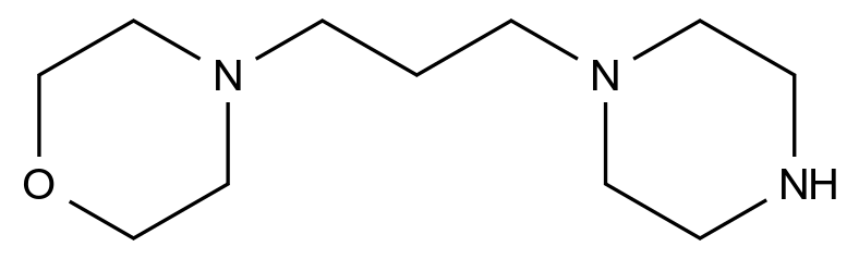 1-(3-吗啉丙基)哌嗪 1-(3-Morpholinopropyl)piperazine CAS 436852-18-5 结构式 Chemical Structure