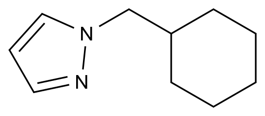  1-(Cyclohexylmethyl)-1h-pyrazole CAS 669050-87-7 结构式 Chemical Structure