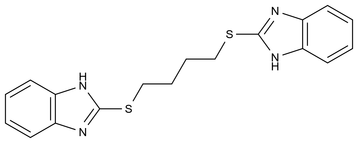 1,4-Bis((1H-benzo[d]imidazol-2-yl)thio)butane CAS 87245-68-9 chemical structure