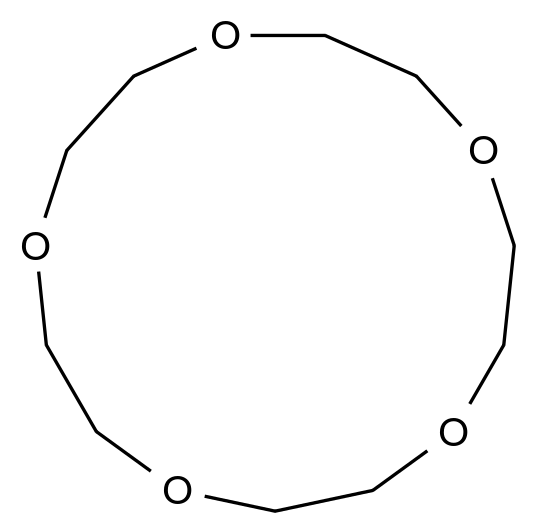 15-Crown 5-Ether CAS 33100-27-5 chemical structure