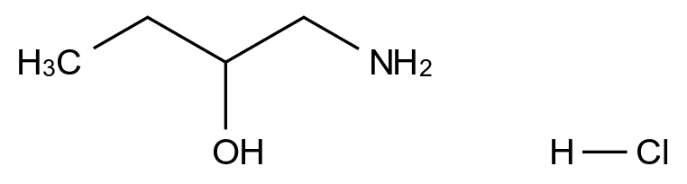 1-氨基丁-2-醇盐酸盐 1-Aminobutan-2-ol hydrochloride CAS 36600-39-2 结构式 Chemical Structure