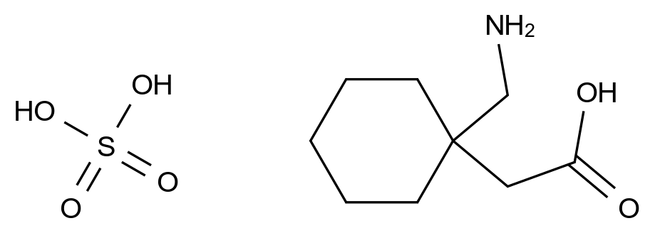 CAS No.:585540-04-1,2-(1-(Aminomethyl)cyclohexyl)acetic acid sulfate