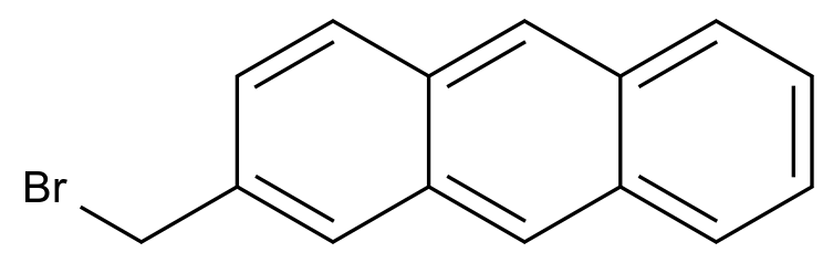 2-(溴甲基)蒽 2-(Bromomethyl)anthracene CAS 31124-71-7 结构式 Chemical Structure