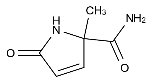 CAS No.:73839-01-7,2-Methyl-5-oxo-2,5-dihydro-1H-pyrrole-2-carboxamide