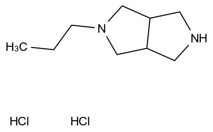  2-Propyloctahydropyrrolo[3,4-c]pyrrole dihydrochloride CAS 1982950-35-5 结构式 Chemical Structure