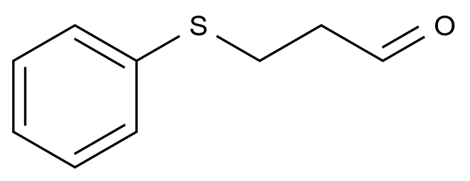 3-(Phenylsulfanyl)propanal CAS 27098-65-3 chemical structure