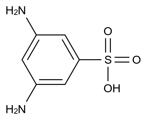 3,5-Diaminobenzenesulfonic acid CAS 54530-94-8 chemical structure