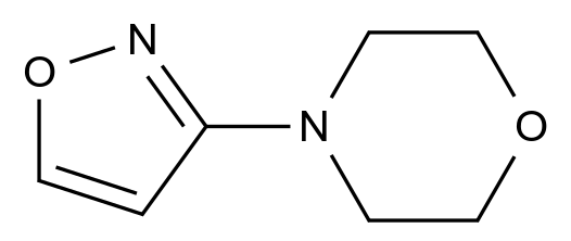  4-(Isoxazol-3-yl)morpholine CAS 408517-67-9 结构式 Chemical Structure