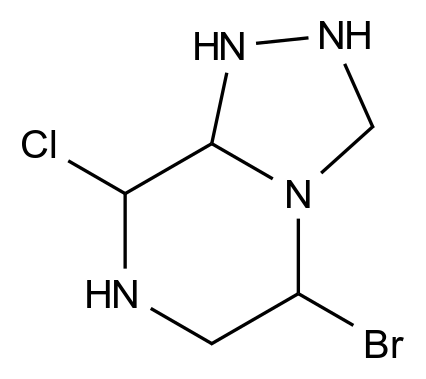  5-bromo-8-chloro-[1,2,4]triazolo[4,3-a]pyrazine CAS 2433901-33-6 结构式 Chemical Structure