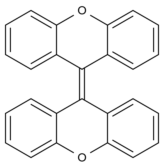  9,9Â´-Bis[xanthenyliden] CAS 517-45-3 结构式 Chemical Structure