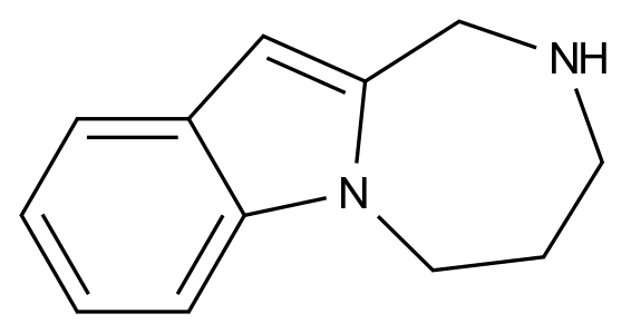  Azepindole CAS 26304-61-0 结构式 Chemical Structure