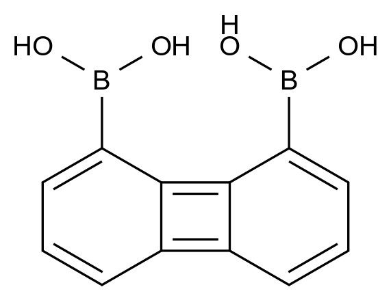 Biphenylene-1,8-diyldiboronic acid CAS 480438-76-4 chemical structure