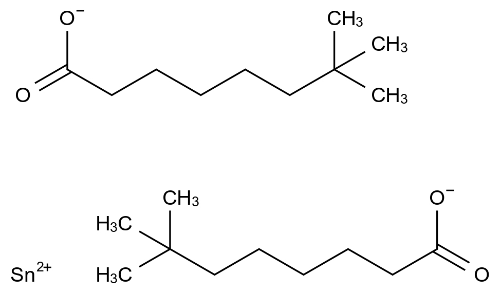 新癸酸锡盐 Bis(neodecanoate)tin CAS 49556-16-3 结构式 Chemical Structure