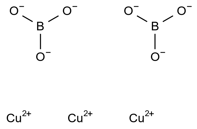  Boric acid, copper salt CAS 39290-85-2 结构式 Chemical Structure