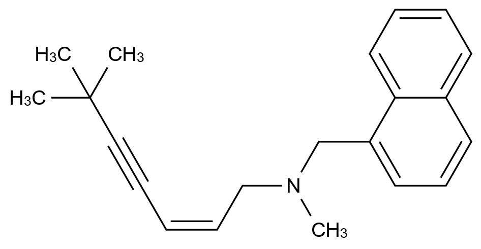 特比萘芬EP杂质B 结构式