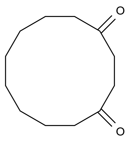  Cyclododecane-1,4-dione CAS 27567-77-7 结构式 Chemical Structure