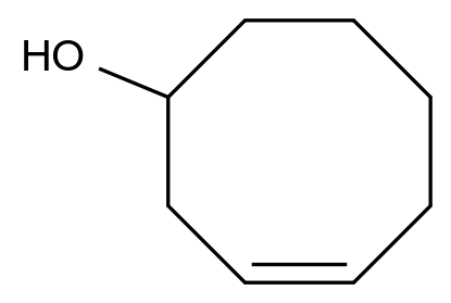 环辛-3-烯-1-醇 Cyclooct-3-en-1-ol CAS 4114-99-2 结构式 Chemical Structure