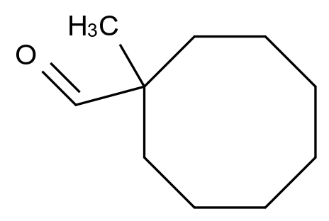  Cyclooctanecarboxaldehyde, 1-methyl- CAS 217464-11-4 结构式 Chemical Structure