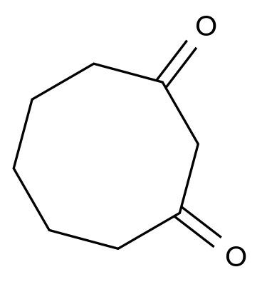  Cyclooctane-1,3-dione CAS 935-29-5 结构式 Chemical Structure