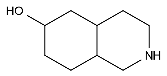 decahydroisoquinolin-6-ol decahydroisoquinolin-6-ol CAS 725228-44-4 结构式 Chemical Structure
