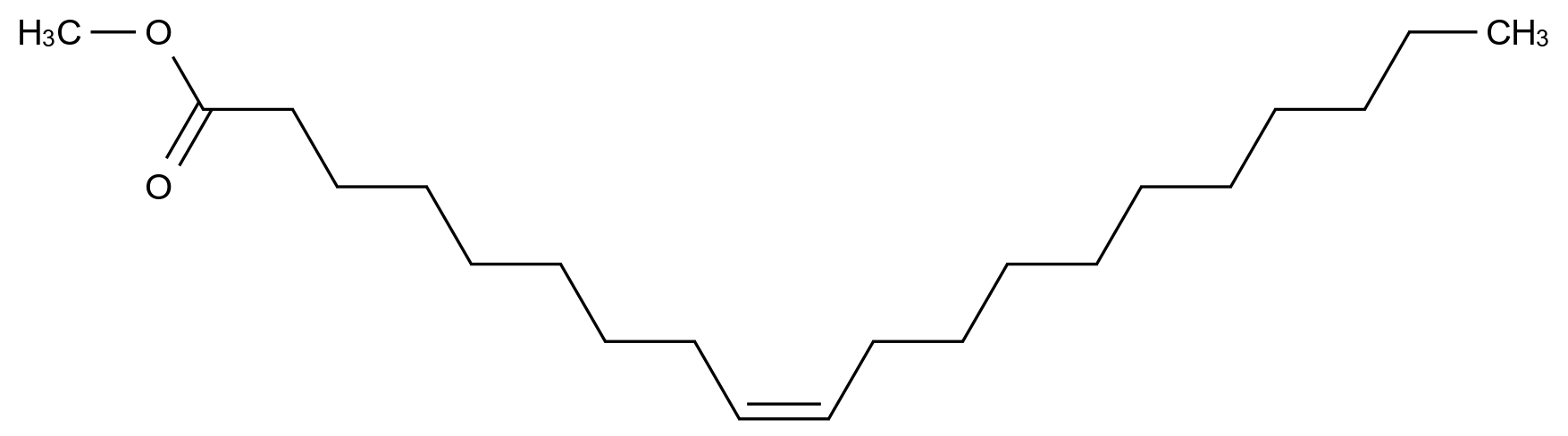  Eicosenoic acid, methyl ester, (Z)- CAS 76899-35-9 结构式 Chemical Structure