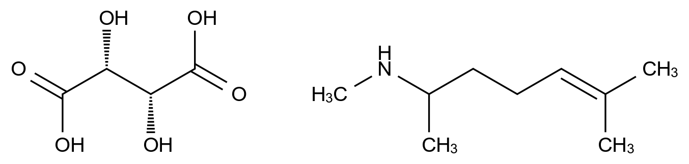 CAS No.:5984-50-9,Isometheptane Tartrate(Dimethylheptene Methylamine Tartrate)