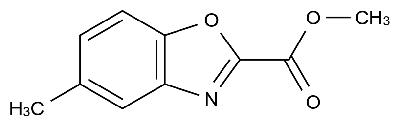  Methyl 5-methylbenzo[d]oxazole-2-carboxylate CAS 27383-91-1 结构式 Chemical Structure