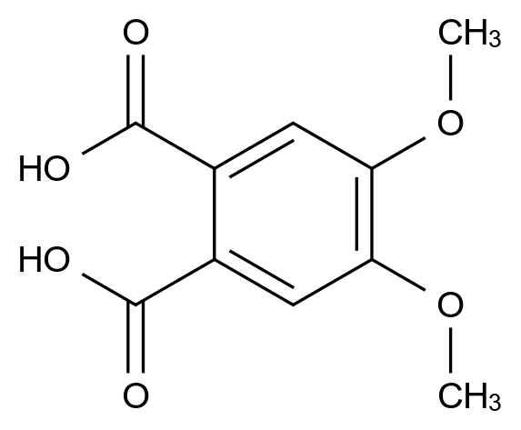  m-Hemipinic Acid CAS 577-68-4 结构式 Chemical Structure