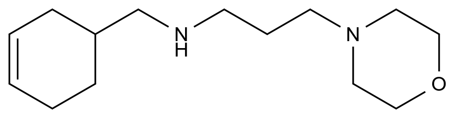  N-(cyclohex-3-en-1-ylmethyl)-3-morpholinopropan-1-amine CAS 436096-92-3 结构式 Chemical Structure