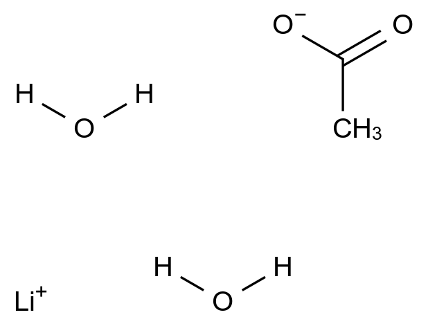 乙酸锂 二水合物 6108-17-4
Lithium acetate dihydrate, Reagent Grade
MFCD00066949
lithium acetate dihydrate
Lithium acetate, dihydrate CAS 6108-17-4 结构式 Chemical Structure