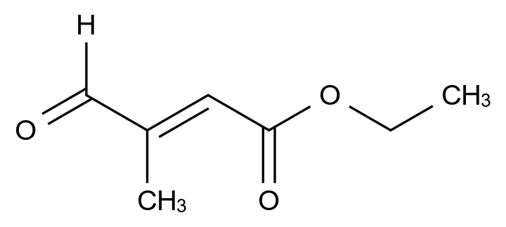 CAS No.:62054-49-3,(E)-3-Methyl-4-oxo-2-butenoic Acid Ethyl Ester
3-Methyl-fumaraldehydic Acid Ethyl Ester
62054-49-3
Ethyl (2E)-3-Methyl-4-oxobut-2-enoate
Ethyl 3-methyl-4-oxocrotonate
Ethyl trans-3-Methyl-4-oxocrotonate
Ethyl trans-3-methyl-4-oxo-2-butenoate
Ethyl trans-|A-oxosenecioate