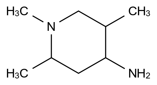 1,2,5-trimethylpiperidin-4-amine 1,2,5-trimethylpiperidin-4-amine CAS 18103-90-7 结构式 Chemical Structure