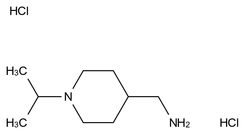 (1-Isopropyl-4-piperidyl)methanamine dihydrochloride CAS 724463-82-5 chemical structure