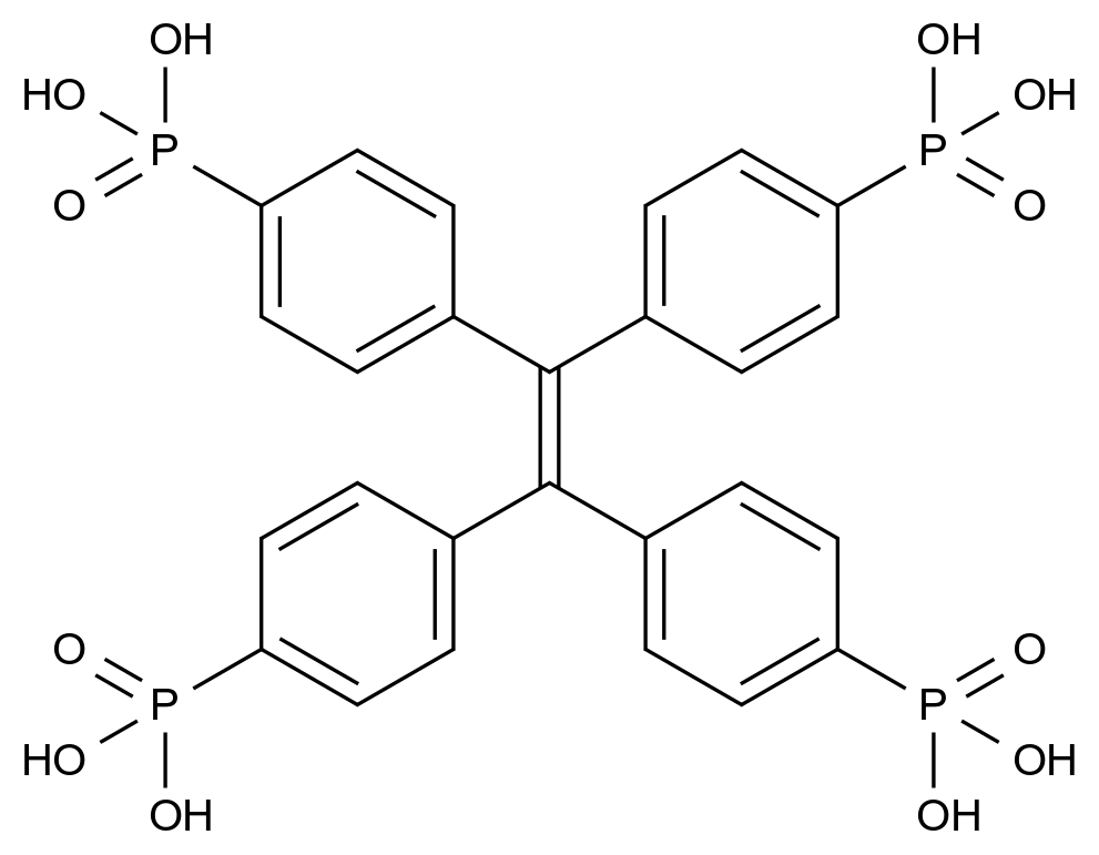  (4-(1,2,2-Tris(4-phosphonophenyl)vinyl)phenyl)phosphonicacid CAS 2485827-21-0 结构式 Chemical Structure