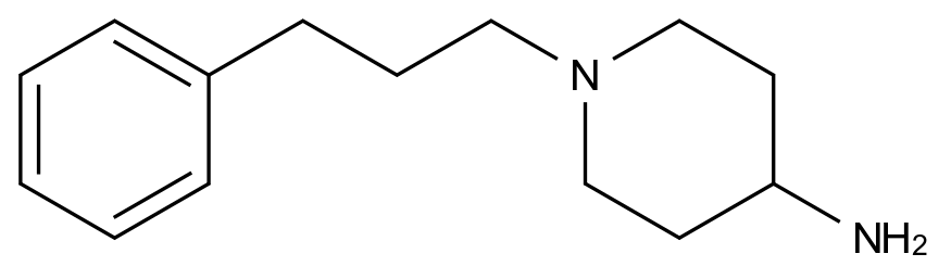  1-(3-Phenylpropyl)piperidin-4-amine CAS 54729-43-0 结构式 Chemical Structure