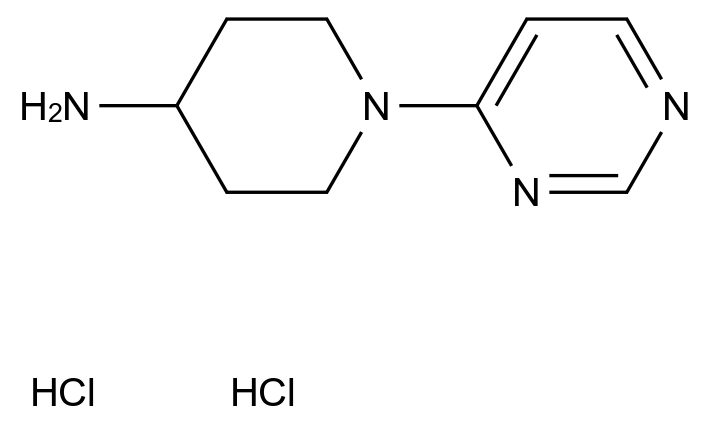 1-(Pyrimidin-4-yl)piperidin-4-amine dihydrochloride 1-(Pyrimidin-4-yl)piperidin-4-amine dihydrochloride CAS 596817-93-5 结构式 Chemical Structure