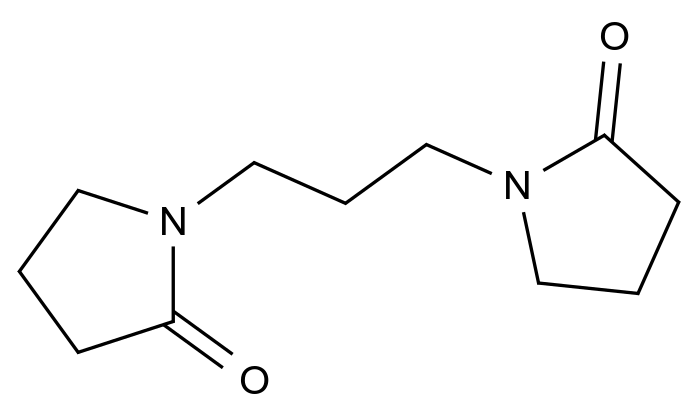 1,1'-(Propane-1,3-diyl)bis(pyrrolidin-2-one) CAS 48149-56-0 chemical structure
