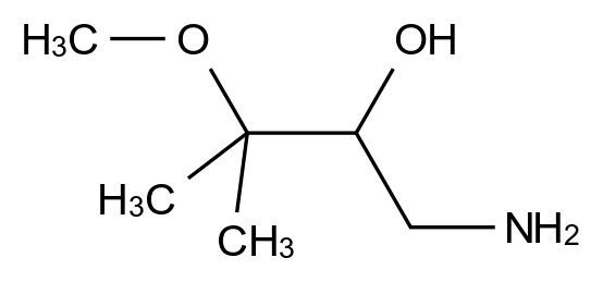 1-氨基-3-甲氧基-3-甲基丁-2-醇 1-Amino-3-methoxy-3-methylbutan-2-ol CAS 885032-36-0 结构式 Chemical Structure