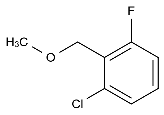 1-Chloro-3-fluoro-2-(methoxymethyl)benzene CAS 2379321-27-2 结构式 Chemical Structure