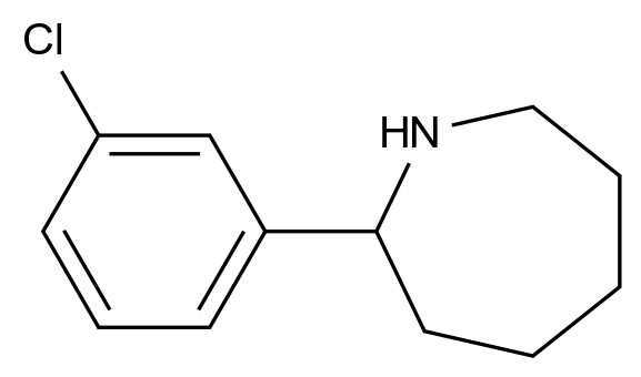 CAS No.:383129-21-3,2-(3-Chlorophenyl)azepane