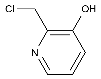 2-(Chloromethyl)pyridin-3-ol CAS 743375-99-7 结构式 Chemical Structure