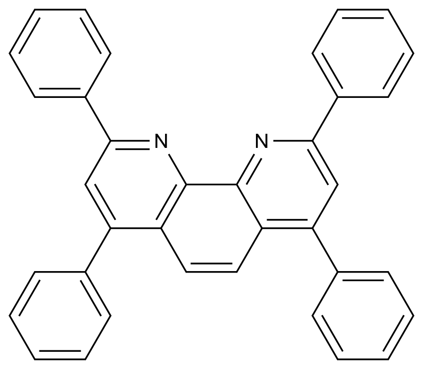 2,4,7,9-Tetraphenyl-1,10-phenanthroline CAS 51786-73-3 chemical structure