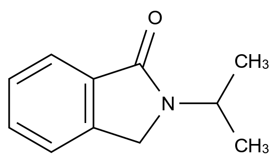  2-Isopropylisoindolin-1-one CAS 65399-00-0 结构式 Chemical Structure