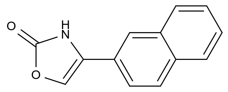  4-(Naphthalen-2-yl)oxazol-2(3H)-one CAS 34375-83-2 结构式 Chemical Structure