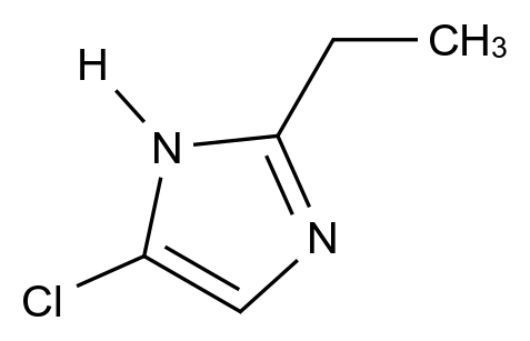  5-Chloro-2-ethyl-1H-imidazole CAS 944898-66-2 结构式 Chemical Structure