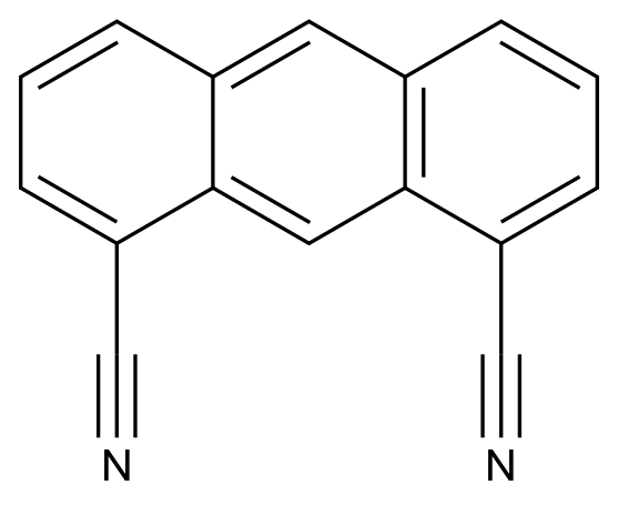 Anthracene-1,8-dicarbonitrile CAS 92967-66-3 chemical structure