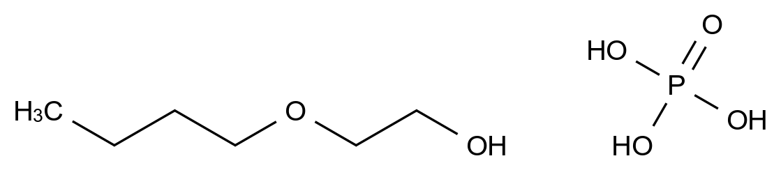 Butoxyethanol phosphate CAS 39454-62-1 chemical structure