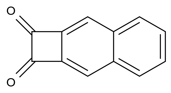  Cyclobuta[b]naphthalene-1,2-dione CAS 41634-34-8 结构式 Chemical Structure