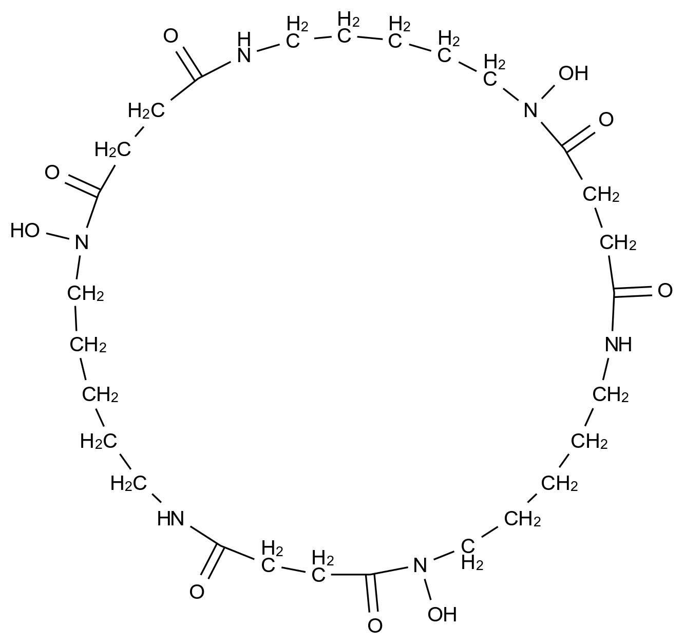  Desferrioxamine E CAS 26605-16-3 结构式 Chemical Structure